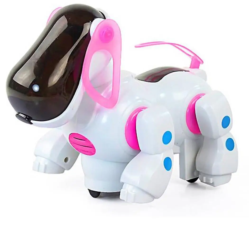 Electric Intelligent Dog remote control robot toy with Music Lights