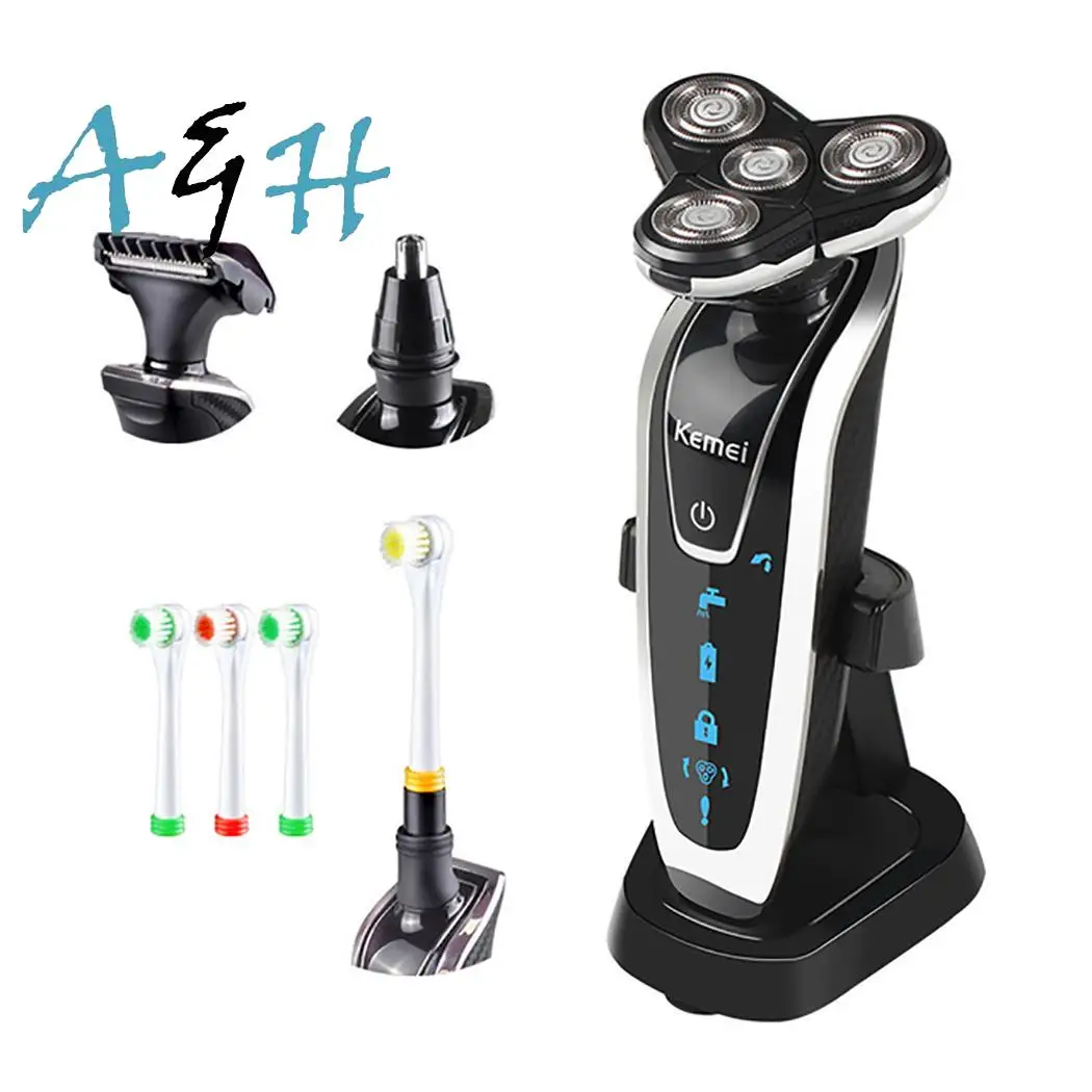 

Men Shaver Razor Electric Hair Clipper 50HZ 3W Home 220V Toothbrush 25-45 minutes 6 hours Multi-function Suit