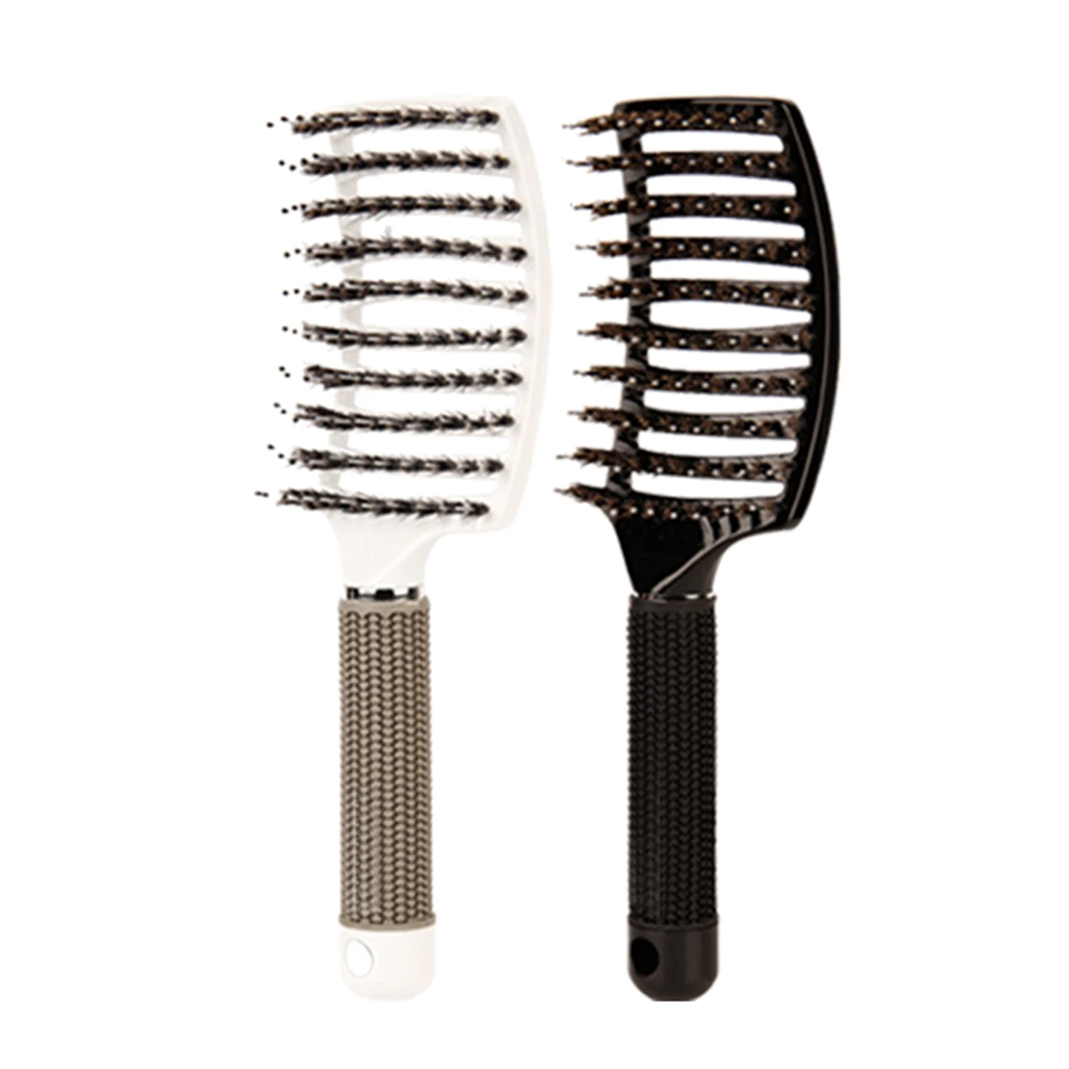 

Boar Bristle Hair Brush-Curved And Vented Detangling Hair Brush For Women Long,Thick,Thin Curly Hair Vent Brush Gift Kit