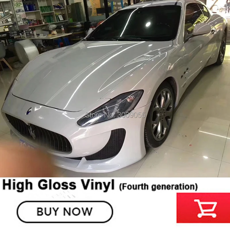 

Self adhesive Volcanic Grey Gloss Vinyl Wrap Gloss Wrapping Film bubble-free application Full Vehicle Wraps for Luxury car