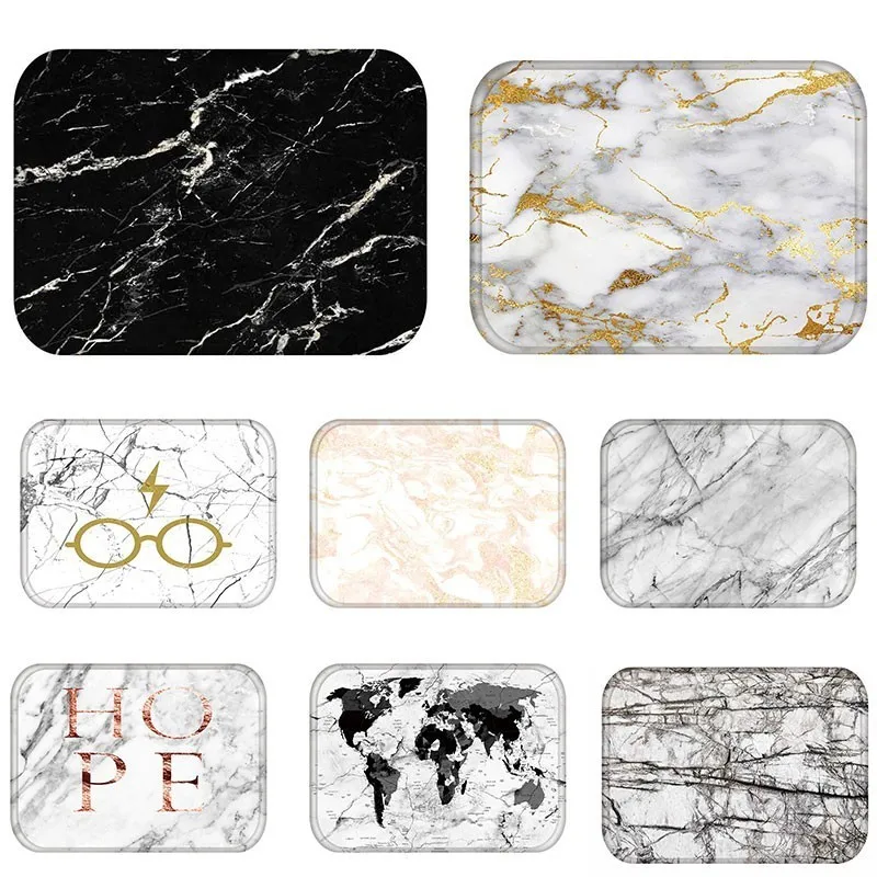 

Door Mat in the hallway Balcony Kitchen Mats Cheaper Anti-slip Marble Modern Rug Living Room Bathroom Carpet Doormats Bath 48224