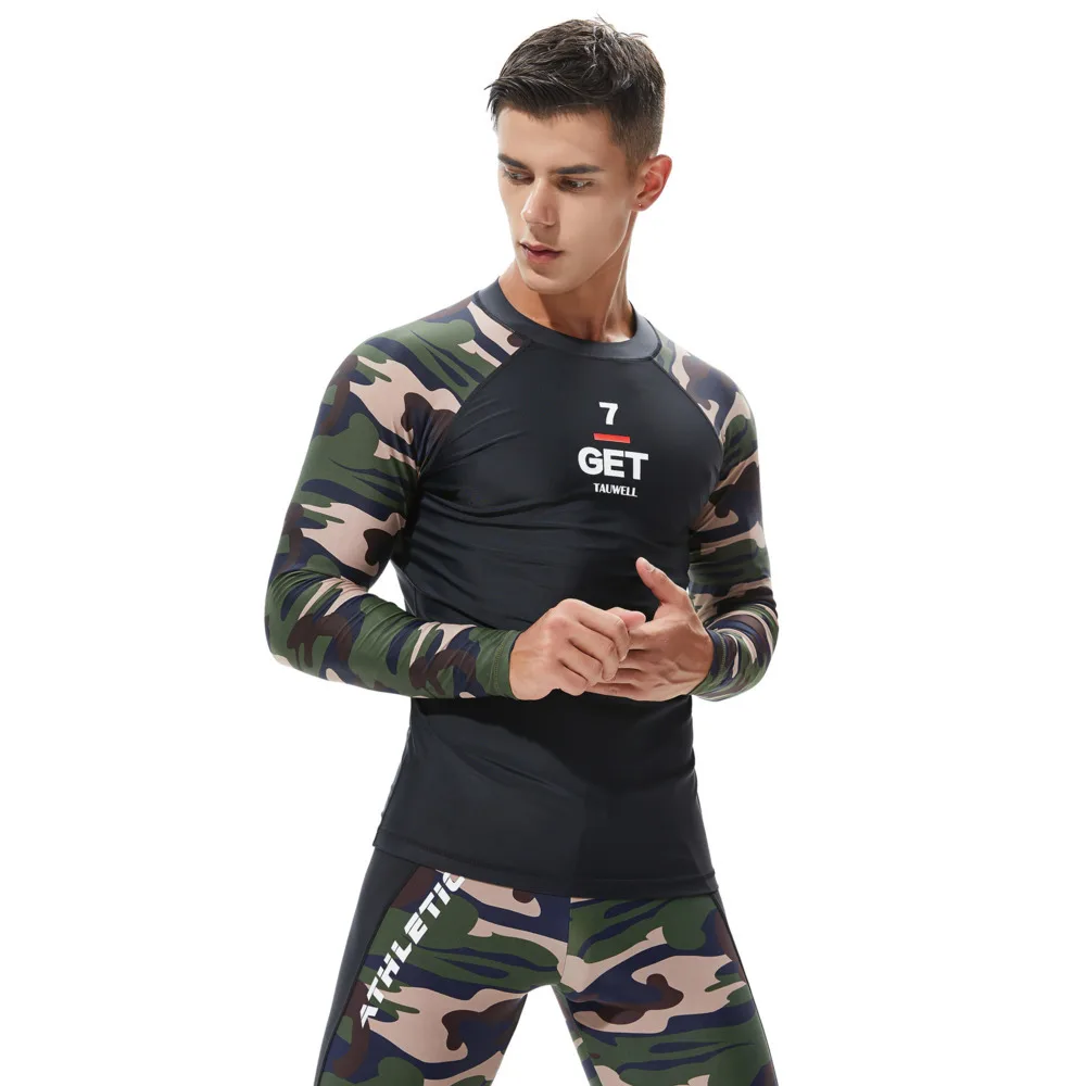 

2019 Summer New Men's Water Sunscreen Diving Suit Swimwear Quick Dry Surf Clothing