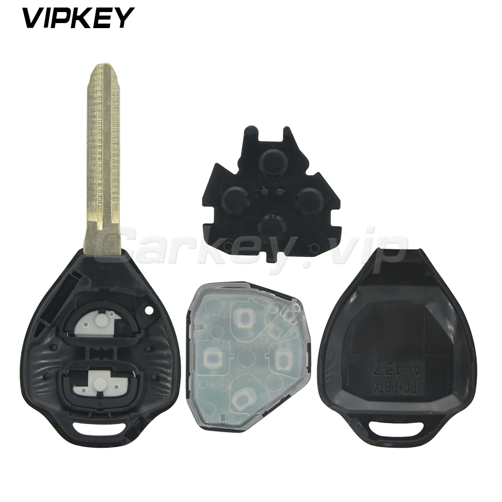 Remotekey брелок управление HYQ12BBY 2 кнопки 434 МГц дистанционный ключ для Toyota 2006 2007 2008 2009 2010 Rav4 4d67G чип-ключ для автомобиля TOY43