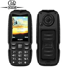Мобильный телефон с русской клавиатурой, FM, 3800 мА/ч, аккумулятор, внешний аккумулятор, двойной фонарик, быстрый набор, прочный, две sim-карты, мобильные телефоны, KUH T3