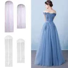 Non-woven Fabric Wedding Dress Gown Dustproof Cover Bridal Garment Storage Bag Long Clothes Protector Case