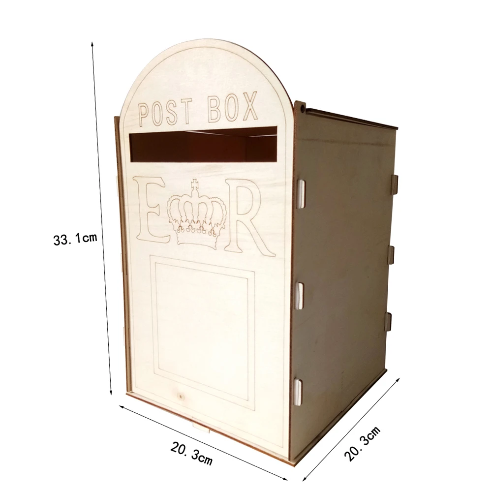 DIY деревянная коробка для сбора денег на свадьбе с замком деревенский полый подарок держатель для карт для приема свадьбы юбилей день рождения Декор