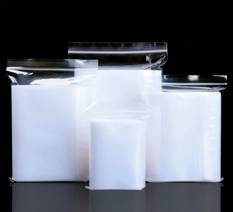 

300pcs/lot 3.5 wire Zip Lock Transparent Plastic Packaging Bags Food PE Candy Baking Self Sealing Storage Package bag