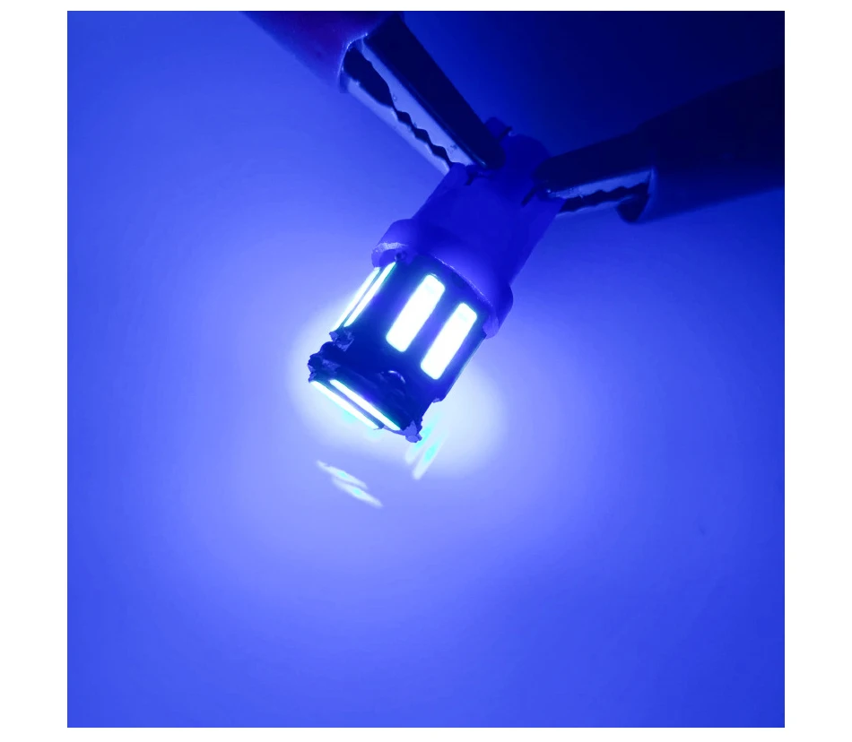 W5W 10 7020 SMD автомобильный T10 светодиодный 194 168 Клин Замена заднего прибора панель