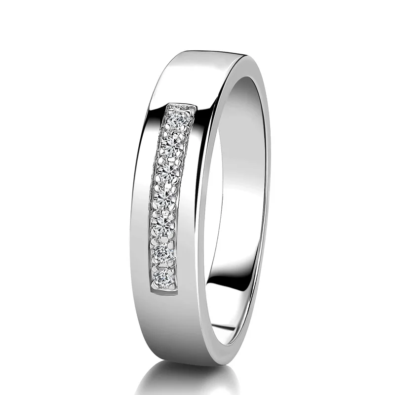 Huitan 2018 NEW Lovers' Romantic Wedding Bands Engagement Rings Set Trendy Couple CZ Jewelry Ring For Women/Men Dropshipping