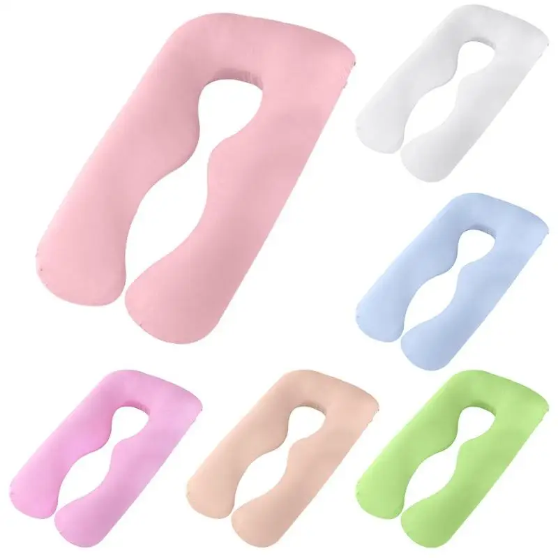 

U Shape Maternity Pillow Pure Cotton Pregnant Sleeper Women Slide Cushion Maternity Pillows Pregnancy Side Sleepers Bedding