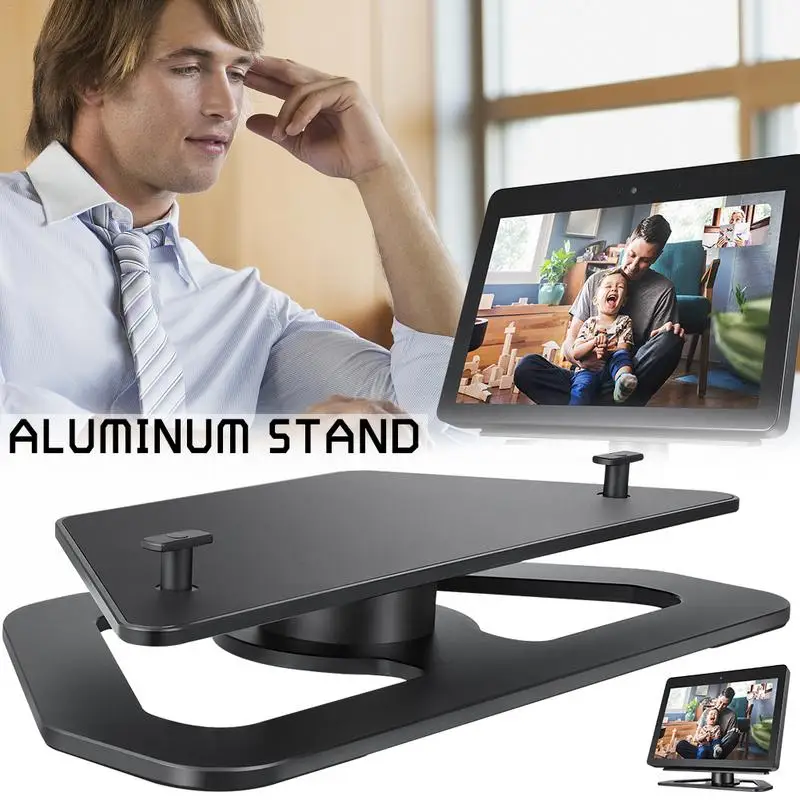 

Stand Mount For Amazon Echo Show 2nd Generation Horizontal 360 Rotatable Stand With Precision Bearing