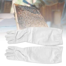 Новинка, 4 пары, перчатки для защиты пчеловодства, кожаный холщовый защитный инструмент, принадлежности для пчеловодства, садовые инструменты для пчеловодства