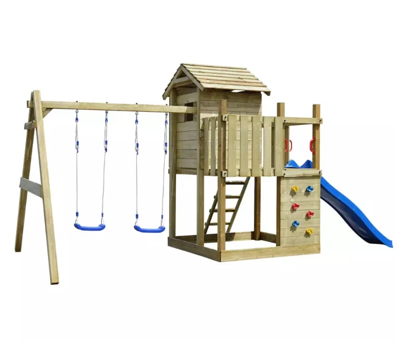 VidaXL عالية الجودة الأطفال مسرح مجموعة مع سلم الشريحة الجمعية في الهواء الطلق Playset الخشب في الهواء الطلق ملعب مجموعة ل تسلق VidaXL عالية الجودة الأطفال مسرح مجموعة مع سلم الشريحة الجمعية في الهواء الطلق Playset الخشب في الهواء الطلق ملعب مجموعة ل تسلق
