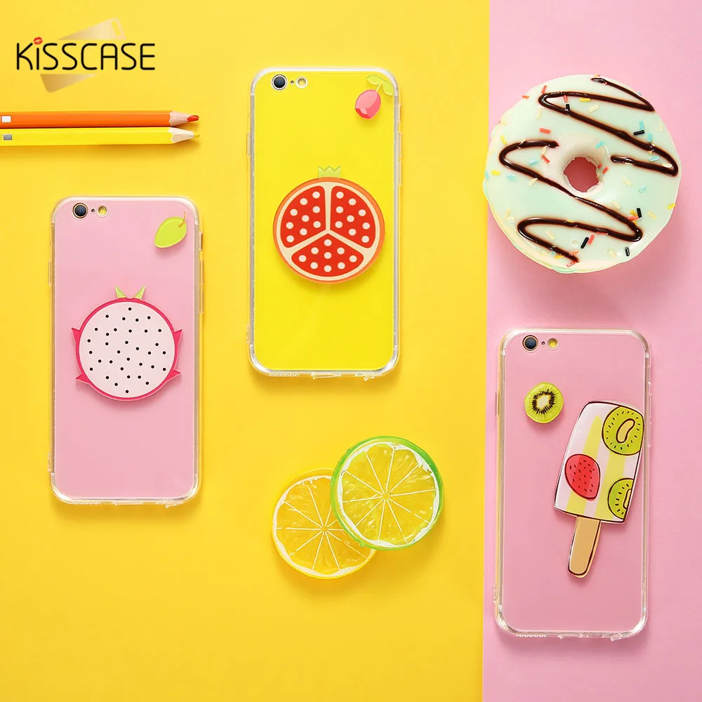 KISSCASE очаровательный чехол для телефона iPhone X XS 6 6s 7 8 Plus мягкие чехлы из ТПУ 6S Fundas