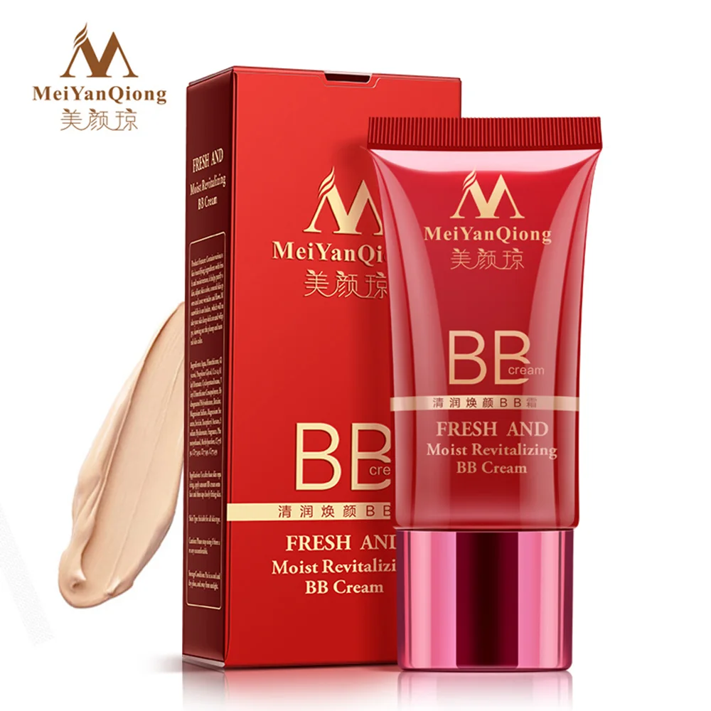 

MeiYanQiong Fresh Moist Revitalizing BB Cream Makeup Face Care Whitening Compact Foundation Concealer Prevent Bask Skin Care