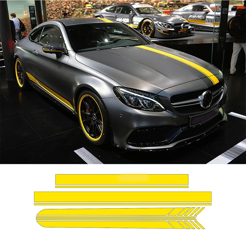 Vinyl Decal Car Decoration Roof Bonnet Door Side Stickers For Mercedes Benz DIY | Автомобили и мотоциклы