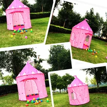 Детская палатка, детская всплывающая палатка для игр в форме замка, игровые домики для девочек и мальчиков, домашние садовые портативные детские игровые игрушечные палатки
