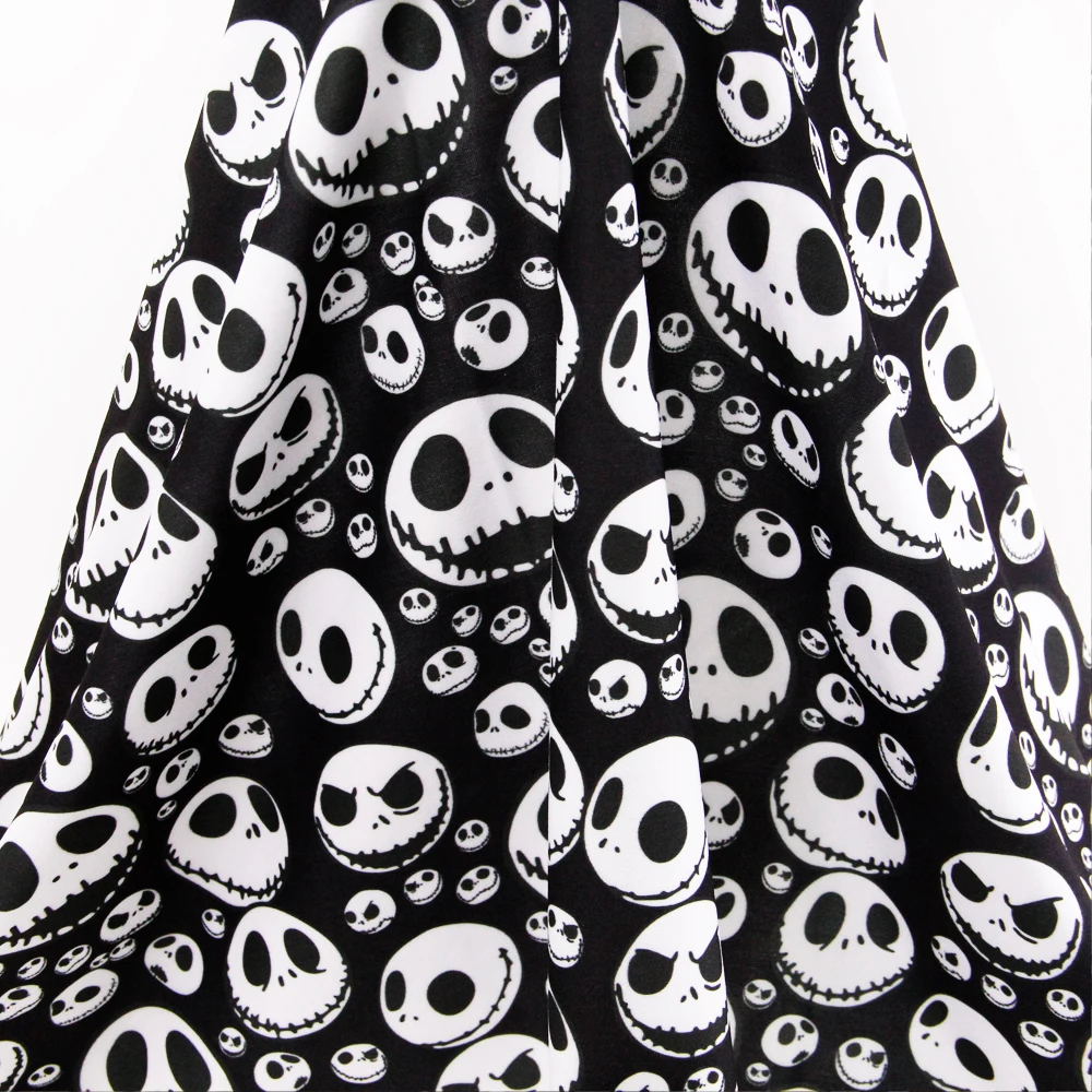 Давид аксессуары 50*145 см Хэллоуин 4 способа стрейч трикотажная ткань для ткани детские постельные принадлежности Текстиль для шитья куклы тильда, 51718