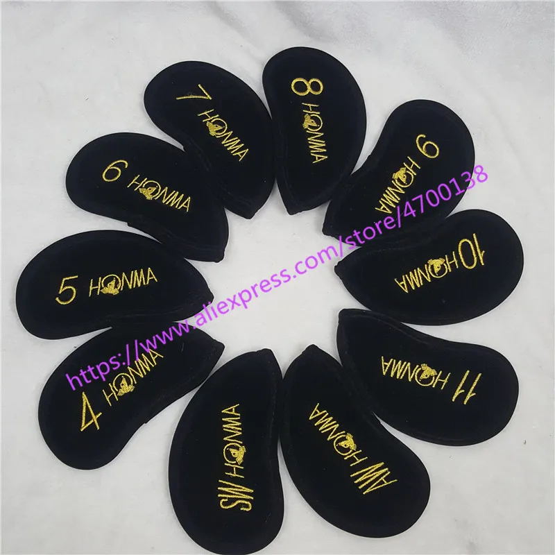 New Honma Golf Club Head Covers Irons #4-11AS   Complete Set Headcovers Free Shipping