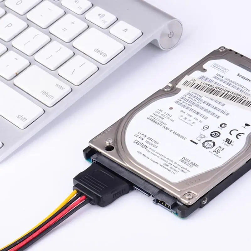 15Pin SATA Male to Female 2 распределитель кабель адаптер питания шнур Удлинитель провод для