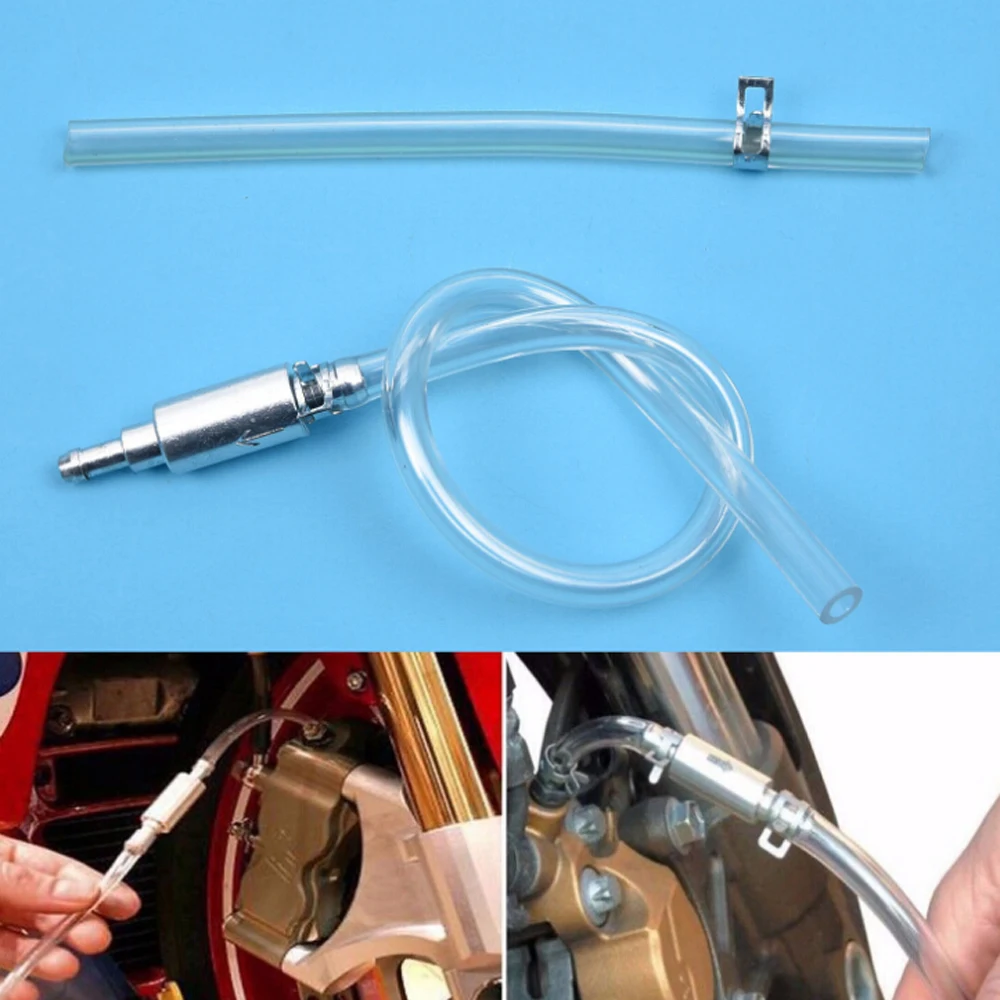 Moto Auto di Spurgo Dei Freni Freno Frizione di Spurgo Tool Kit in Un Modo Valvola di Tubo Dropshipping