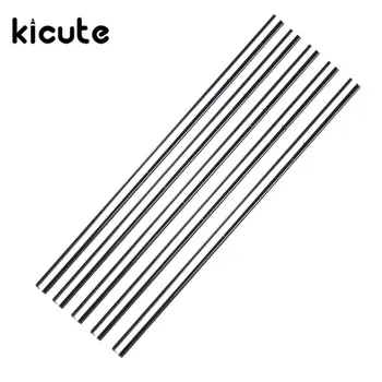 

KiCute 5pcs Laboratory 150mmx5mm Transparent School Tools Glass Buret Mixer Glass Stirring Rod for Lab Use Stiring Stirrer