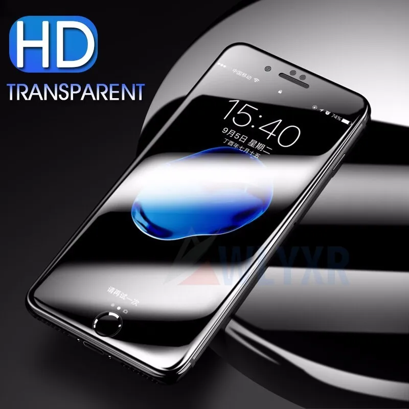 HD Полное покрытие экрана протектор для iPhone 8 7 6S Plus мягкая Гидрогелевая пленка
