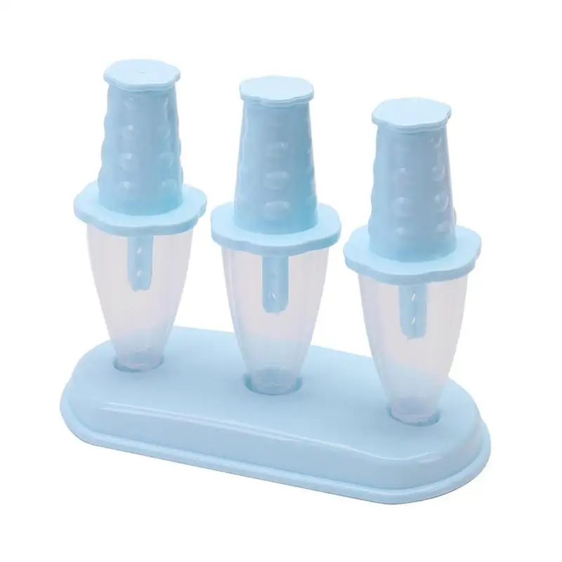 

3PCS/Set Innovation Household Ice Cream Mould Practical Reusable Ice-Lolly Box Reusable Free To Make A Variety Of Flavors