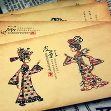 1 шт. Сиань открытка тень открытка Huaxian Shadow кукольная Шэньси памятный подарок 8 шт