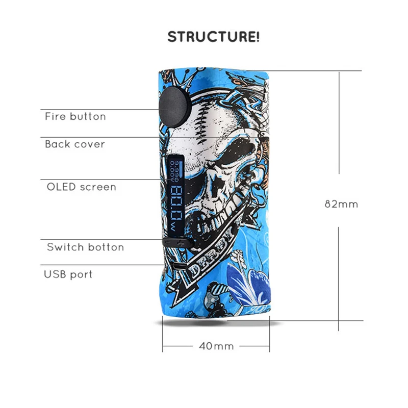 Vapor Storm ECO Pro 80w Hawk Electronic Cigarettes Kit Colorful OLED Screen Without 18650 Box Mod 2ml Sub Ohm Tank Vape Kits Vapor Storm ECO Pro 80w Hawk Electronic Cigarettes Kit Colorful OLED Screen Without 18650 Box Mod 2ml Sub Ohm Tank Vape Kits