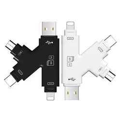 SD и Micro SD кардридер адаптер для карт памяти с IOS USB C Micro USB для Apple Iphone Ipad Android телефон Macbook компьютер