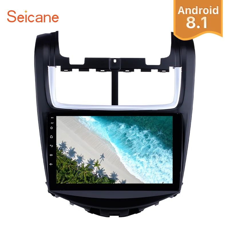 

Seicane Android 8.1 Car GPS Radio Multimedia Player For 2014 Chevy Chevrolet Aveo Navigation Mirror Link Steering Wheel Control