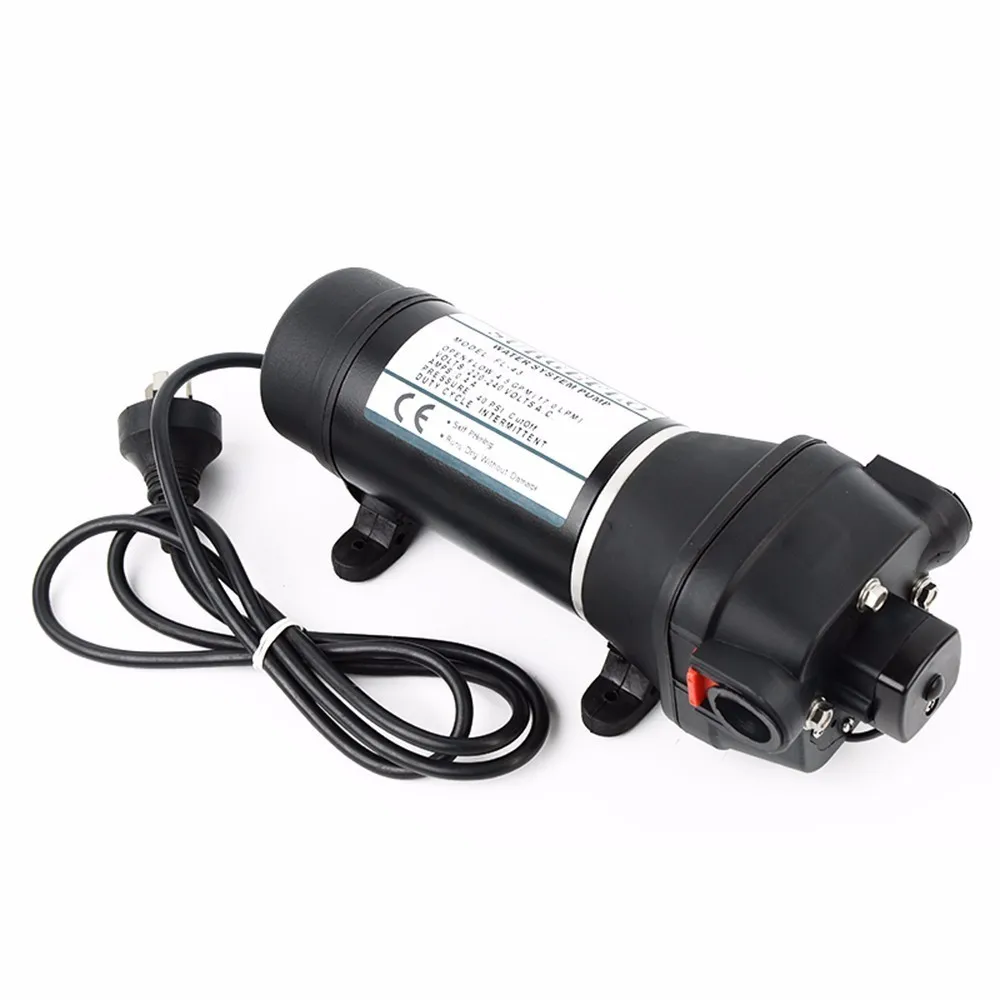 Fl 41 43 AC 110v/220v 40psi Электрический водяной насос мини диафрагменный 25 м подъемные