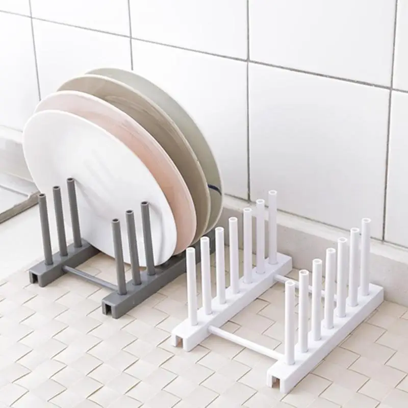

Creative Dish Plate Drain Rack Kitchen Tableware Drying Storage Tray Holder Multifunctional Cup Dish Storage Rack