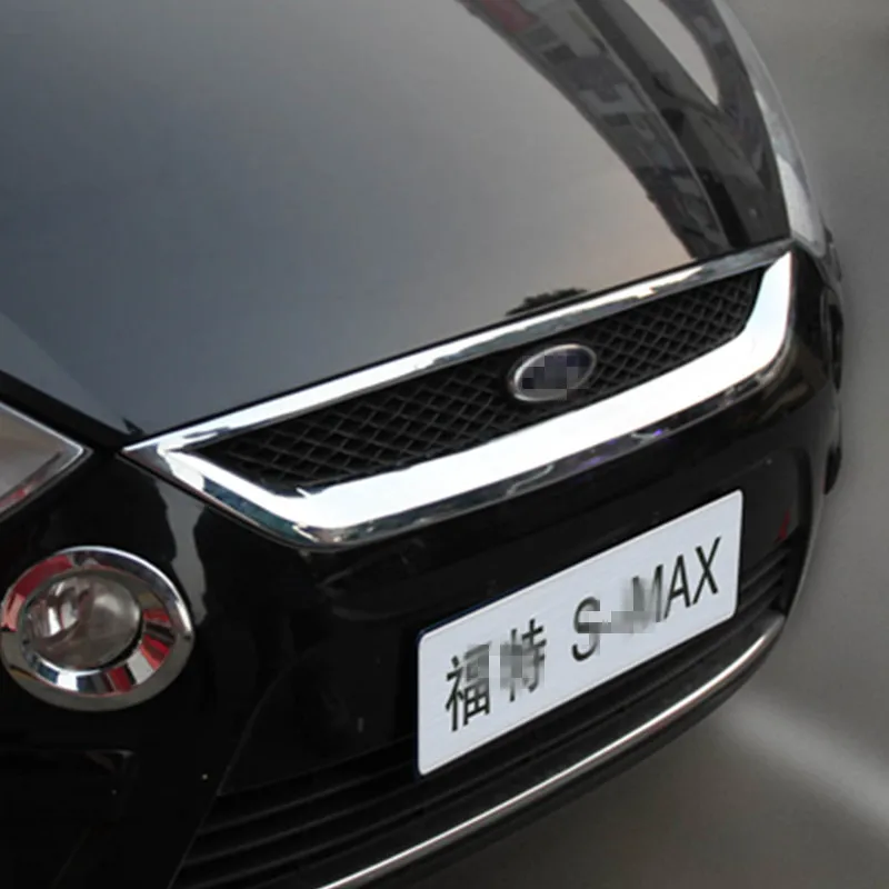 

Car Styling Chrome Front Center Grille Trim Front Grille Around Trim For Ford S-MAX 1st Generation Pre-facelift 2007 2008-2012