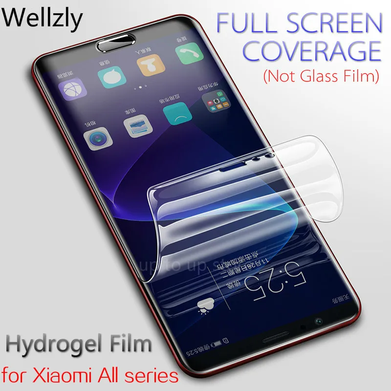 

Full Cover Hydrogel film Screen Protector For Xiaomi Mi 9 lite Mi8 Mi 8 se Mi5s Plus Mi A1 5x A2 6x Mi Mix 2s (Not Glass Film)