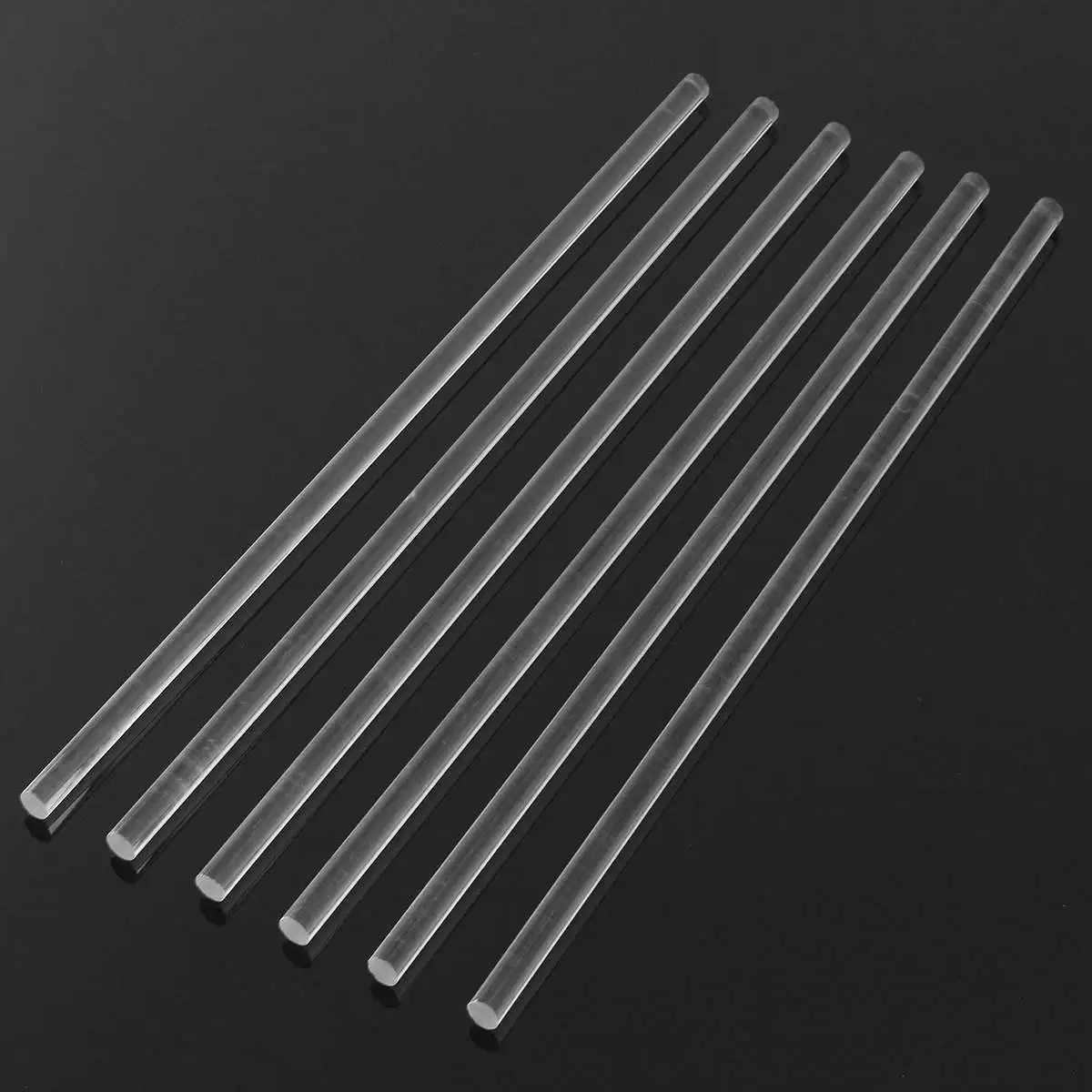 

5 Pcs 5/16" Transparent Acrylic Round Rod 12" Length Clear Plexiglas Lucite Bar