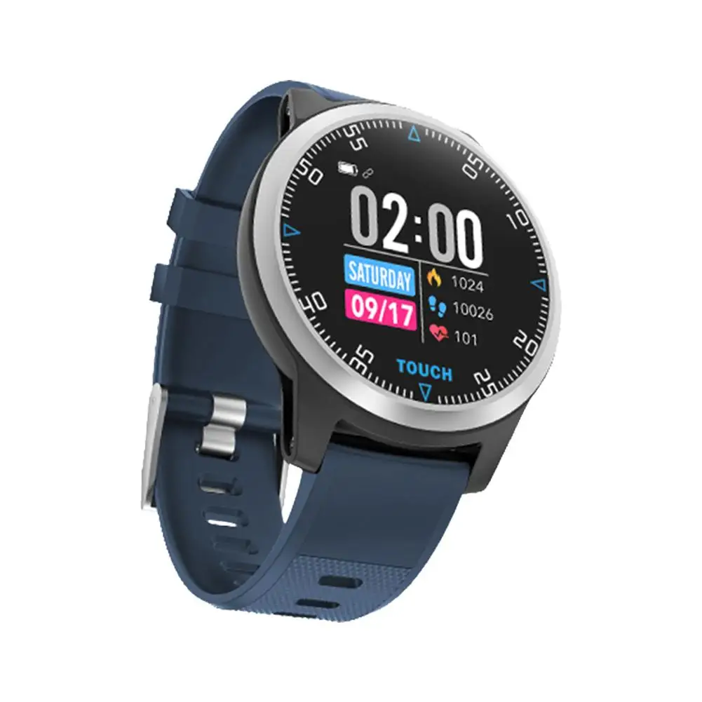 

E101 Sports Smart Watch Bluetooth 4.2 IP67 Waterproof ECG Heart Rate Blood Pressure Fitness Tracker Men's Smart Bracelet