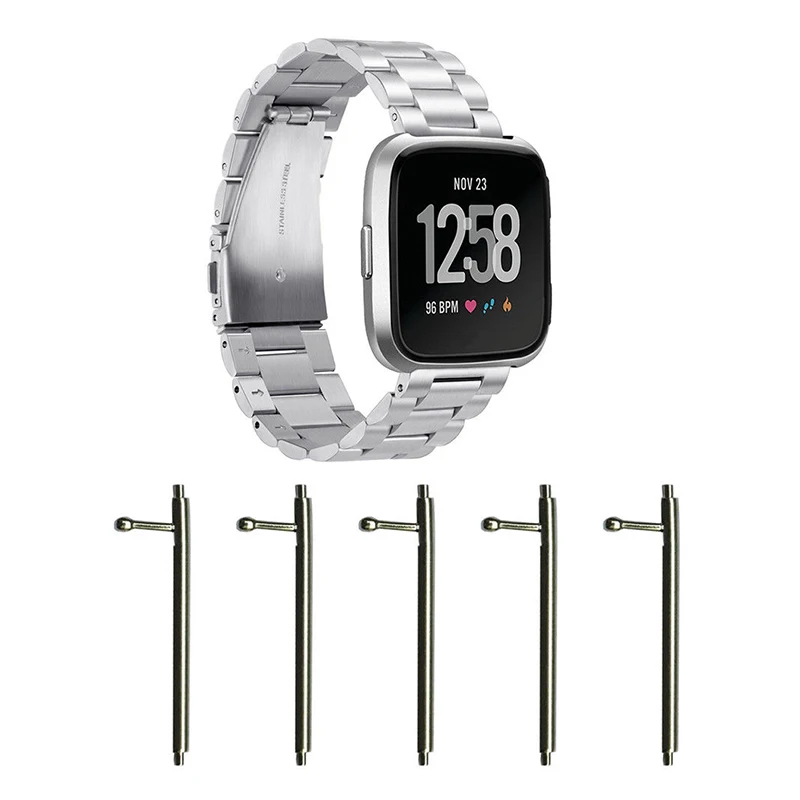 

Outdooor Portable Tools 10Pcs 23mm x 1.5mm Metal Quick Release Spring Bar Watch Band Pins For Fitbit Versa For Hiking Travel