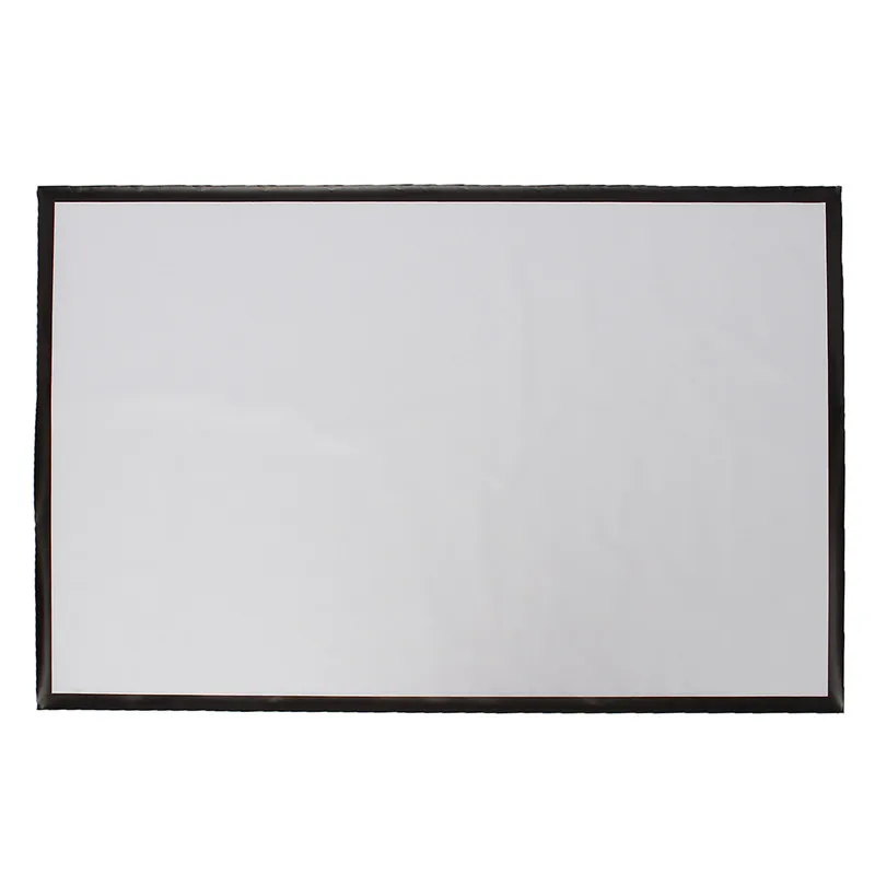 84 inch Simple Portable Projection Accessories Screen 16:9 HD Fabric Material Matte White Projector Screen for Home Theater