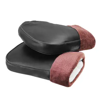 

Electric Heating Vehicle Handle Sleeve Warm Thickening Winter Motorcycle Handle PU Cotton Glove Leather Windbreak Waterproof