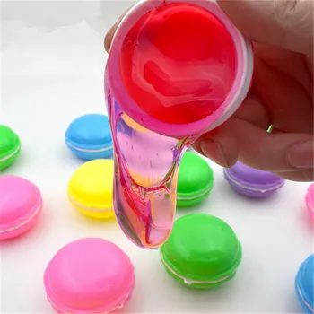 

New 6 Pcs/set Colourful Blowing Bubbles Crystal Slime Mud Modeling Clay Draw Slime Kid Funny Toy Mud Intelligent Plasticine