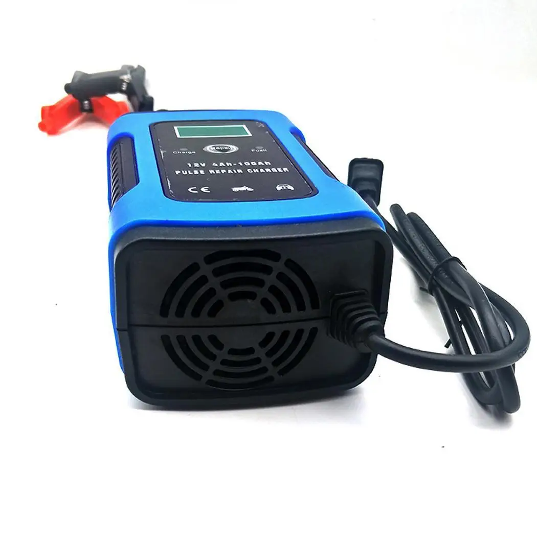 12 V 6A ЖК дисплей смарт адаптер для быстрого автомобильного Батарея Зарядное
