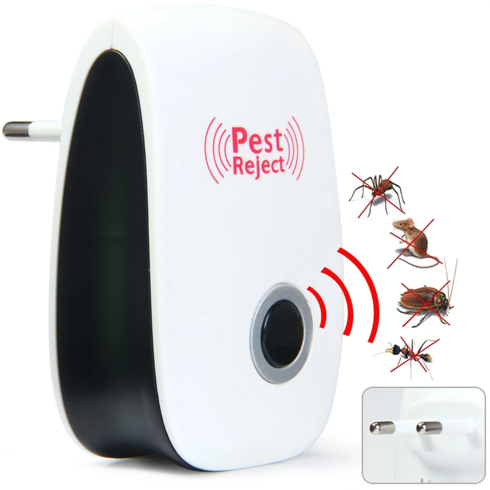 Multi-use Electronic Ultrasonic Pest Repeller Mosquito Killer Cockroach Insect Mice Rodent Control | Дом и сад