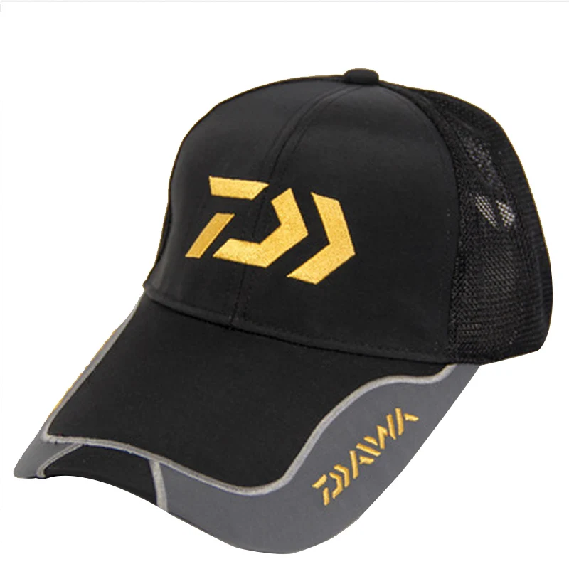 

Drop Shipping New Arrival Daiwa 2019 Outdoor Fishing Cap Baseball Cap Male Cycling Mesh Cap Sun Protection Pesca Sunshade Cap