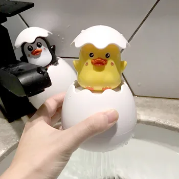 

2pcs Sprinkler duckling, sprinkler penguin egg Baby rain clouds, children's water bath bathroom bathing toys