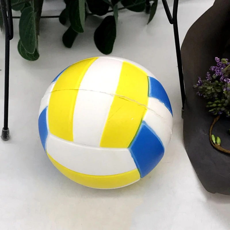 

Volleyball Squishy Slow Rising Toys Stress Reliever Gift Squeeze Healing Toys Vent Ball Anti Stress Balls Fun kids Adult Toy
