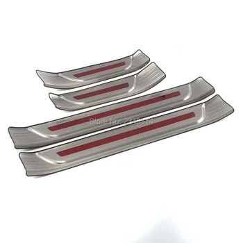 

For Kia Sportage R 3 QL 2018 2019 2020 Stainless Door Sill Scuff Kick Plate Protector Trim Sticker Cover Car Styling Accessories