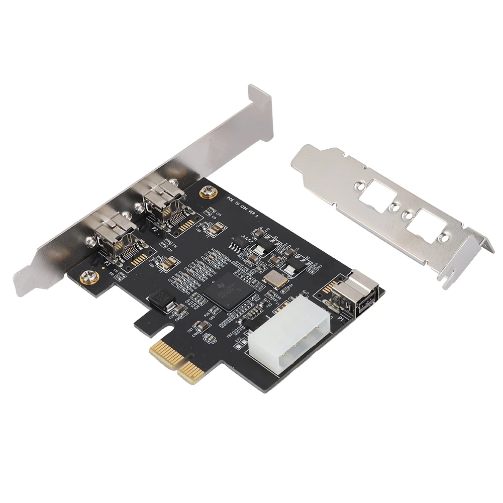 Адаптер для видеозахвата с 3 портами PCI E 1394B 800 Мбит/с адаптер контроллера FireWire PCIe