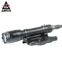 AIMTIS Tactical Light Picatinny QD Mount LED Weapon Light Hunting Scout Flashlight Constant Momentary White Output